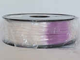 Plast 3D ABS 1,75mm bílý-fialový UV 1kg