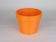 Květináč z oranžového PLA